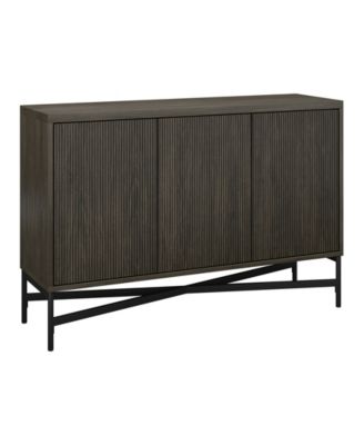 Brighton 48" Wide Rectangular Fluted Buffet Table