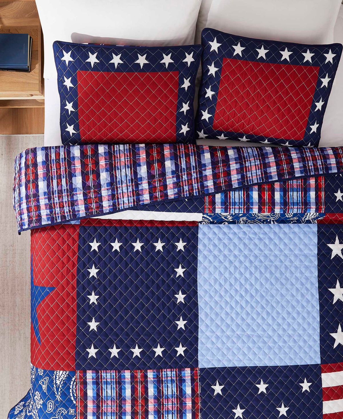 Avanti Americana Reversible 3-Pc. Quilt Set