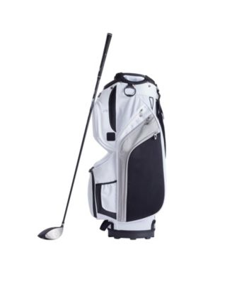 Golf Cart Bag, 14-Way Divider Top, 36", 13 Pockets, Premium Nylon, Handles, Dust Cover & Detachable Straps.
