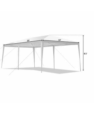 Outdoor 10'x20' Canopy Tent Heavy Duty Wedding Party Sidewalls Window Carry Bag