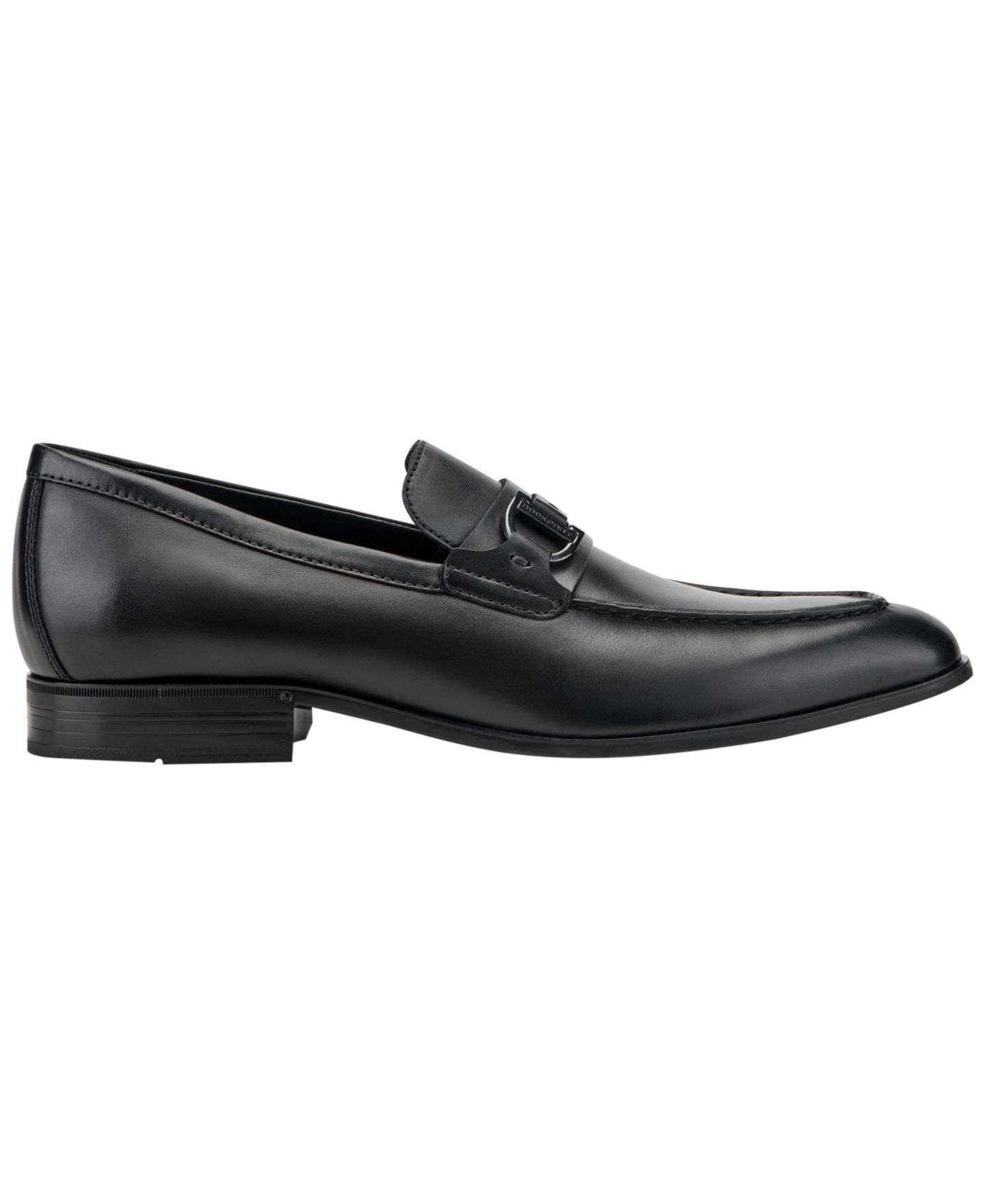 Мужские туфли Rockport Carlo Almond Toe Slip-On Dress Loafers, цвет: Чёрный — фото 2