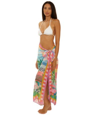 Women's Miami Beach Swim Cover-Up Sarong