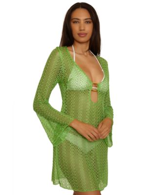 Women's Crocheted Cover-Up Dress
