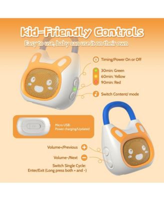 Pocket Bunny Portable Kids Audio Player – Musical Story Toy with Soothing Sounds