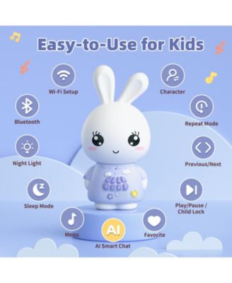 Smart AI Bunny – Interactive Storytelling Toy with Music and Nightlight