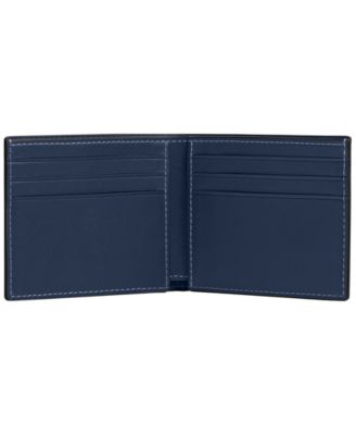 Men's Slim Billfold Natural Full-Grain Leather Wallet