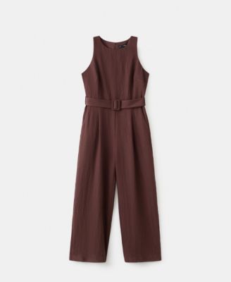 Women's Lyocell Belt Jumpsuit