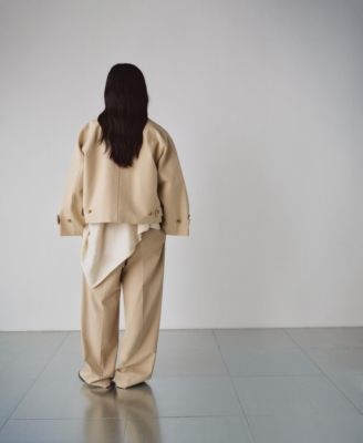 Women's Oversized Short Trench Coat