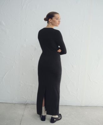 Women's Draped Combined Dress