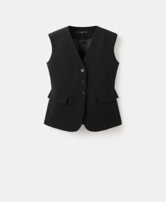 Women's Fitted Suit Waistcoat