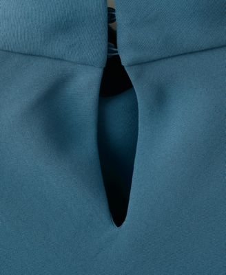 Women's Draped Neck Long Dress