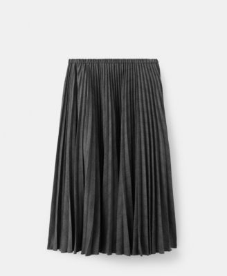 Women's Checked Pleated Skirt