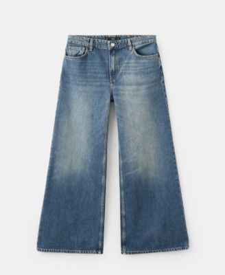 Women's High-Waisted Wide Leg Jeans