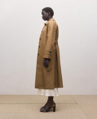 Women's Selection Cotton with Belt Trench Coat