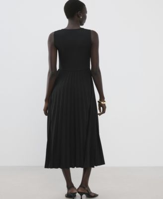 Women's Pleated Long Dress