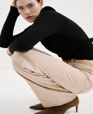 Women's Ruffle Knit Cardigan