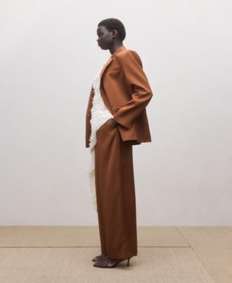 Women's Selection Straight Low-Rise Suit Pants