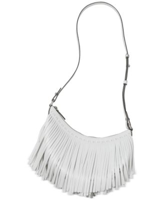 Duo Small Leather Fringe Crossbody Bag