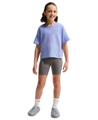 Girls' 7-16 Sportswear Essential Cotton Swoosh Logo T-Shirt