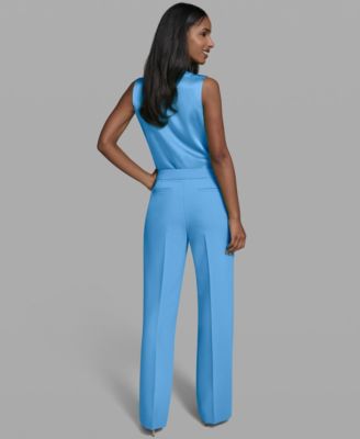 Women's Flare Front-Zipper Pants