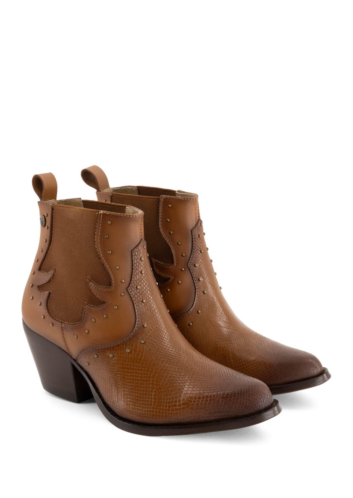 Женские ботинки Forastero Genuine Leather Western, цвет: Тёмный коричневый — фото 4