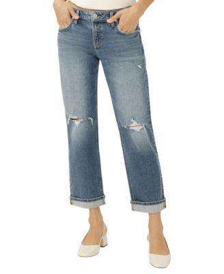 Women's Chelsea Mid-Rise Straight-Leg Jeans