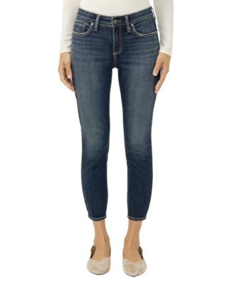Women's Elyse Mid-Rise Cropped Skinny Jeans