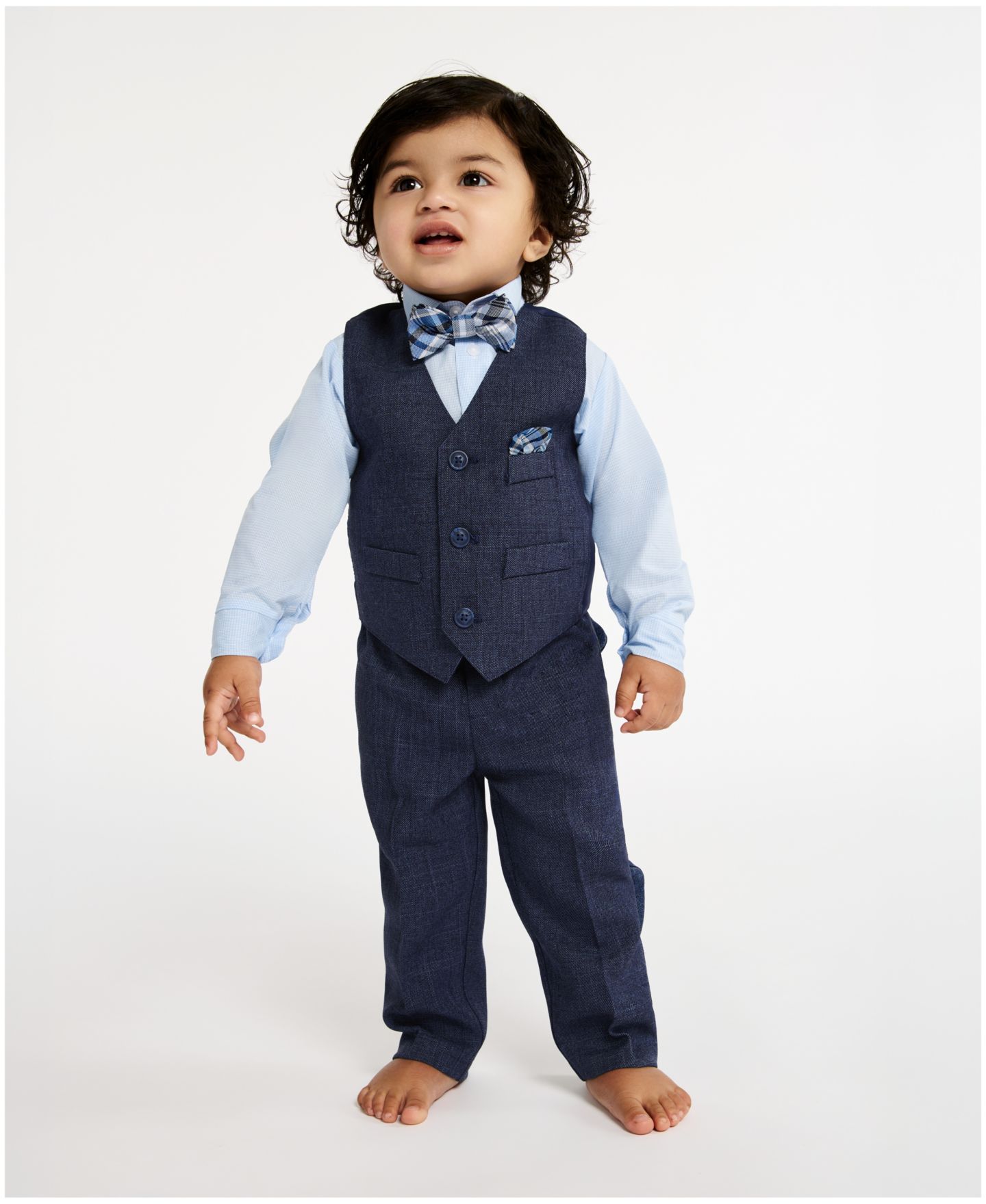 Жилеты Nautica Striated Twill Vest, 4-Piece Set для мальчиков-малышей — фото 4