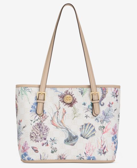 Женская сумка Giani Bernini Sea Print Tulip, цвет: Морской