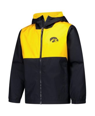 Big Boys and Girls Black Iowa State Cyclones Rainy Fields Lined Hoodie Full-Zip Jacket