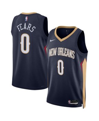 Men's and Women's Jeremiah Fears Navy New Orleans Pelicans Swingman Icon Edition Jersey