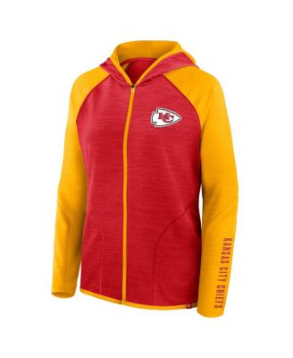 Women's Red Kansas City Chiefs Plus Size End Around Pass Full-Zip Hoodie
