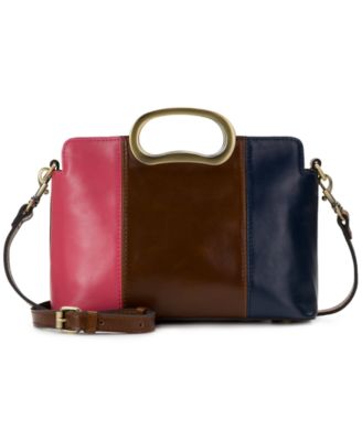 Karine Mini Leather Top Handle Crossbody Bag