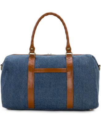 Milano Extra-Large Denim Weekender Duffel Bag