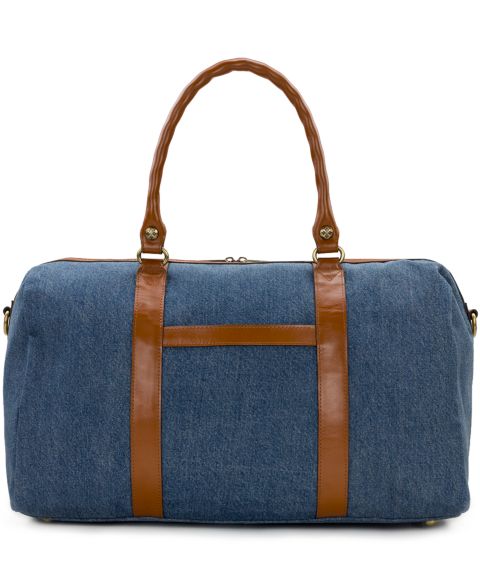 Женская сумка Patricia Nash Milano Extra-Large Denim Weekender Duffel, цвет: Джинсовый