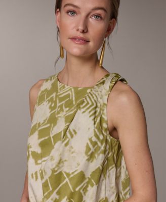 Women's Abstract Print Knee Length Dress