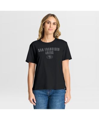 Women's Black San Francisco 49ers Blackout Kneel Down Legacy T-Shirt