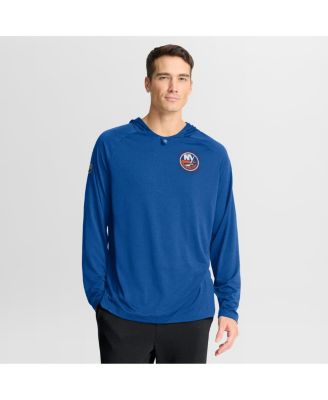 Men's Royal New York Islanders Authentic Pro Rink Raglan Hoodie