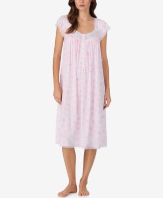 Women's Cap-Sleeve Waltz Jersey Nightgown
