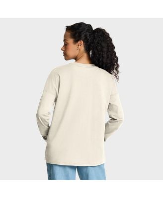 Women's Cream Los Angeles Rams Dove Legacy Long Sleeve T-Shirt