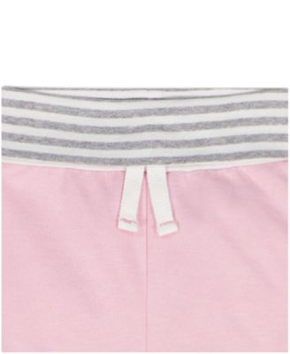 Baby Girls' Ribbed Tank Bodysuit and Shorts, 2-Piece Set