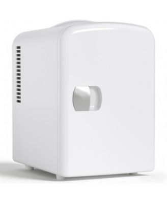Portable Mini Fridge, 4L Skincare & Beverage Cooler (AC/DC)