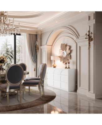 63" 9-Drawer Wooden Dresser with Elegant Design – Bedroom Storage Chest