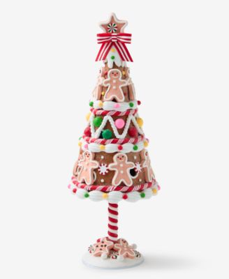 Gingerbread Tree Tabletop Decor