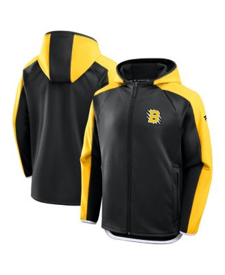 Men's Black Boston Bruins 2026 NHL Stadium Series Authentic Pro Full-Zip Jacket