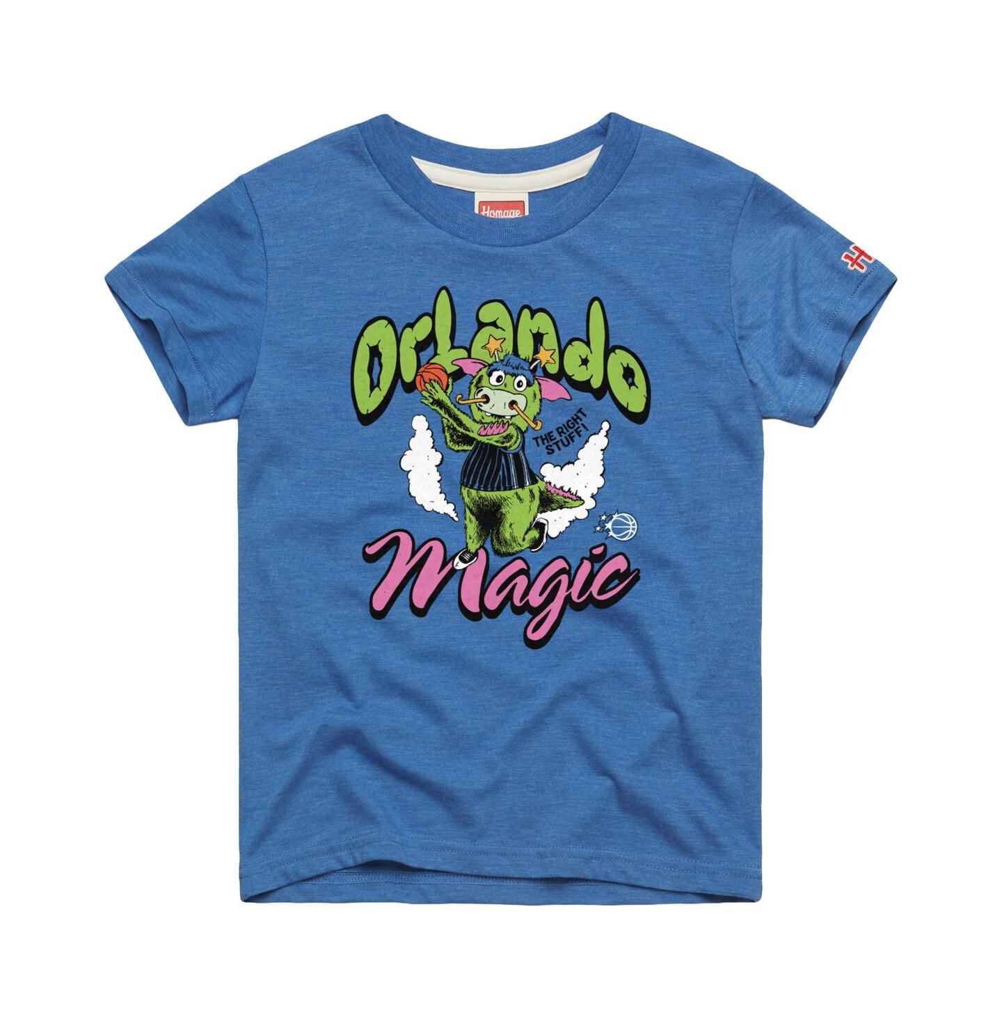 Детская футболка Homage Blue Orlando Magic The Right Stuff Tri-Blend — фото 1