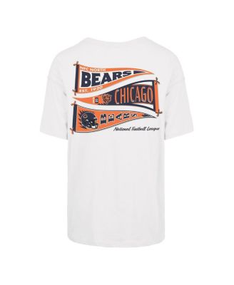Women's White Chicago Bears Bow Banner Sadie T-Shirt