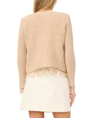 Women's Fringe Cropped Pull-On Jacket