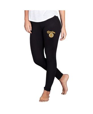Women's Black Boston Bruins Fraction Leggings