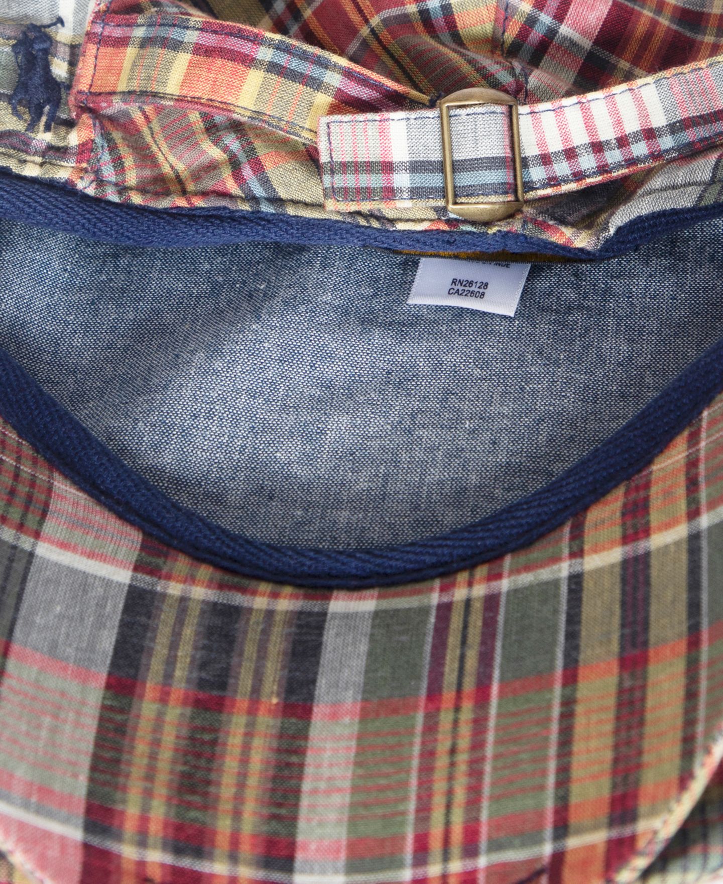 Мужская кепка Polo Ralph Lauren Plaid Flat, цвет: Разноцветный — фото 3